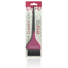 Load image into Gallery viewer, STYLETEK Ombre Pink/Gray Classic Coloring Brush - Soft bristles for precise hair coloring and sectioning.